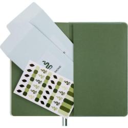 Notes MOLESKINE Snake 2025, L, synt. skóra węża, w linie, 13x21 cm, w pudełku, zielony