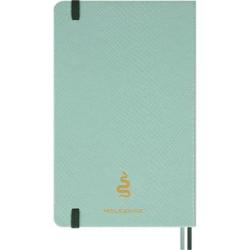 Notes MOLESKINE Snake 2025, L, synt. skóra węża, w linie, 13x21 cm, w pudełku, zielony