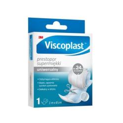 Plaster do cięcia VISCOPLAST Prestopor, supermiękki, 8cmx1m, biały