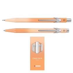 Zestaw długopis 849 i ołówek 844 CARAN D'ACHE Sunset Sky, w etui, pomarańczowy