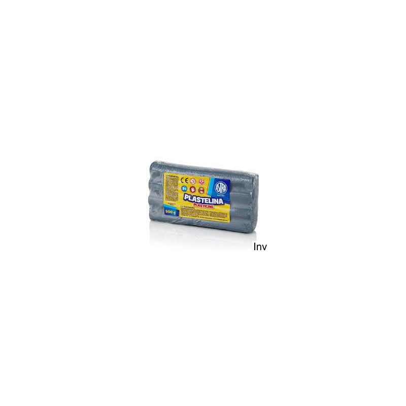 Plastelina metaliczna Astra 500g srebrna do modelowania