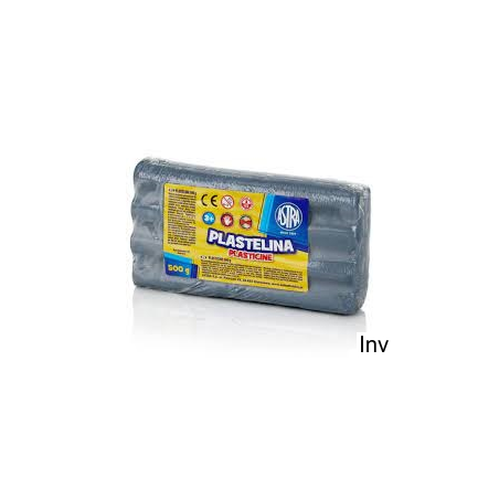 Plastelina metaliczna Astra 500g srebrna do modelowania