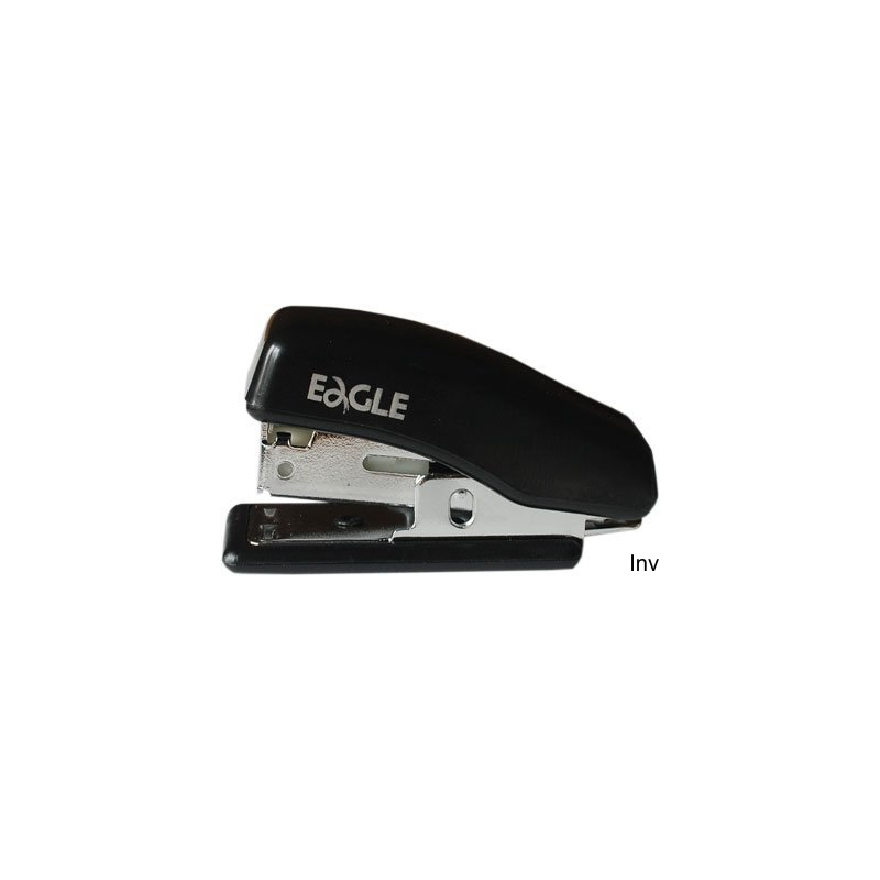 Zszywacz Eagle 868 czarny, metalowy, do 10 kartek, z rozszywaczem, głębokość zszywania 19 mm