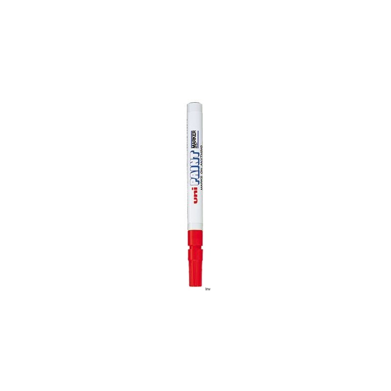 Marker olejowy UNI PX-21 czerwony 0,8-1,2 mm do wszystkich powierzchni