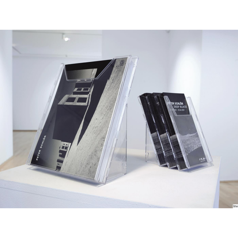 Półka na czasopisma A4 przezroczysta Durable COMBIBOXX 8578-19 z osłoną i nóżkami