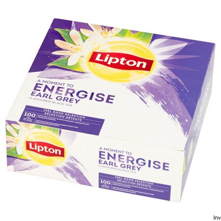 Herbata czarna Lipton Earl Grey 100 kopert folii 200 g
