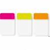 Zakładki indeksujące Post-It 3M, 38x25 mm, PP, silne, mix kolorów, 3x22 sztuki
