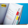 Zakładki indeksujące Post-It 3M, 38x25 mm, PP, silne, mix kolorów, 3x22 sztuki