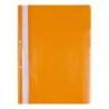 PAKIET Skoroszyt OFFICE PRODUCTS, PP, A4, 2 otwory, 100/170mikr., wpinany, pomarańczowy