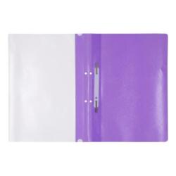 PAKIET Skoroszyt OFFICE PRODUCTS, PP, A4, 2 otwory, 100/170mikr., wpinany, fioletowy