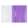 PAKIET Skoroszyt OFFICE PRODUCTS, PP, A4, 2 otwory, 100/170mikr., wpinany, fioletowy