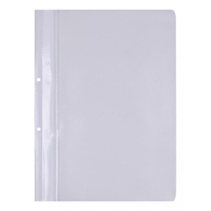 PAKIET Skoroszyt OFFICE PRODUCTS, PP, A4, 2 otwory, 100/170mikr., wpinany, biały