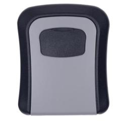 Skrytka na klucze DONAU TECH, 115x95x40 mm, czarno-srebrna