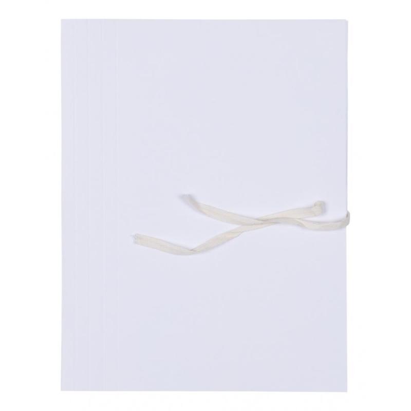PAKIET Teczka archiwizacyjna wiązana OFFICE PRODUCTS Budget Pro, 50mm, karton, biała wewn., A4, 250gsm, 3-skrz., biała