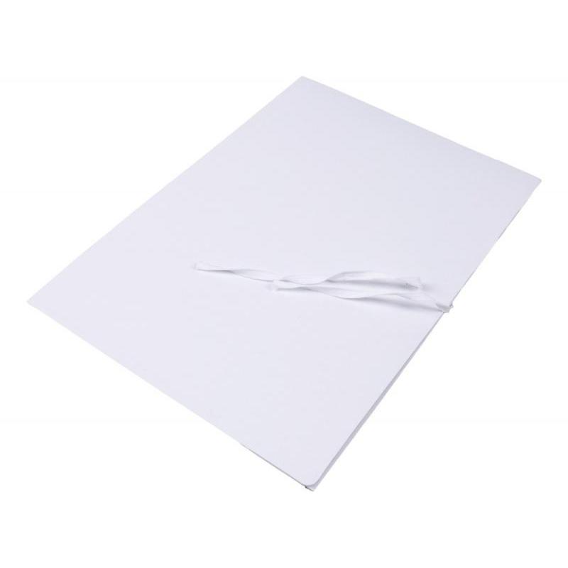 PAKIET Teczka wiązana OFFICE PRODUCTS, karton, A4, 300gsm, 3-skrz., biała