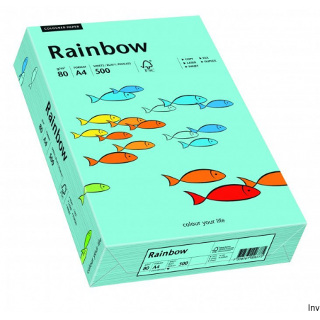 Papier kolorowy Rainbow morski A4 80 g 1 ryza