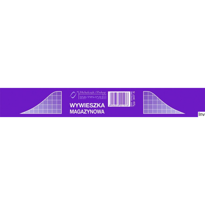 347-5 Wywieszka magazynowa (50 MICHALCZYK I PROKOP