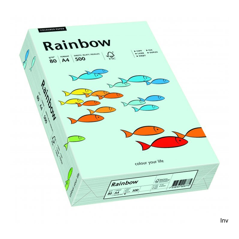 Papier ksero kolorowy Rainbow jasnoniebieski A4 80 g/m 500 arkuszy
