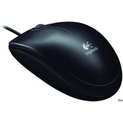Mysz przewodowa LOGITECH B100 USB czarna 910-003357