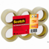 Taśma pakowa Scotch 3M akrylowa cicha 50mm 66m transparentna do magazynowania w różnych temperaturach
