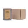 Świeca sojowa DONAU HOME, w szarym szkle, drewniana pokrywa i knot, Nature's Harmony, 200g