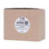 Świeca sojowa DONAU HOME, w szarym szkle, drewniana pokrywa i knot, Sweet Pleasure, 200g