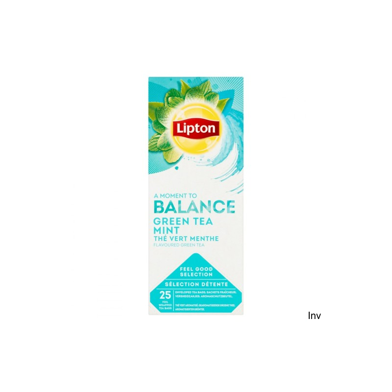 Herbata Lipton Zielona Miętowa 25 Kopert Foliowych