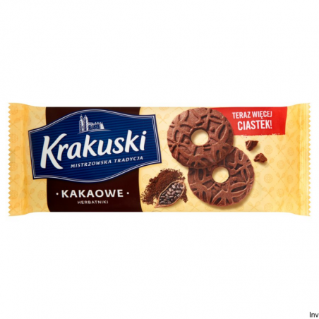 Krakuski Ciastka Kakaowe 163g Bahlsen