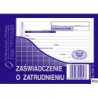 502-5 Zaświadczenie o zatrudnieniu MICHALCZYK&PROKOP A6 80 kartek
