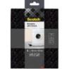 Gumowe podkładki antywibracyjne SCOTCH, 100x100mm, 4 szt., czarne
