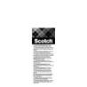 Gumowe podkładki antywibracyjne SCOTCH, 100x100mm, 4 szt., czarne