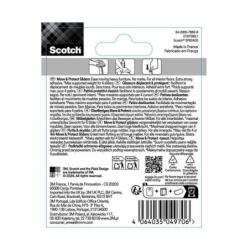 Samoprzylepne podkładki ochronno-ślizgowe SCOTCH, okrągłe, 19mm, 8 szt., szare