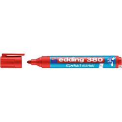 Edding Marker flipchart okrągły 1,5-3 mm czerwony 380/002/CZ do pisania na papierze