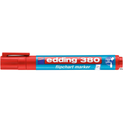 Edding Marker flipchart okrągły 1,5-3 mm czerwony 380/002/CZ do pisania na papierze