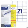 Etykiety uniwersalne Avery Zweckform 70x42,3 mm, białe, 525 sztuk, format A4, 30 arkuszy
