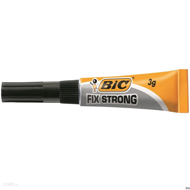 Klej cyjanoakrylowy Bic Fix Strong 3g, opakowanie 12 sztuk