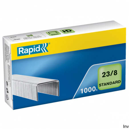 Zszywki Rapid Standard 23/8 1000 sztuk