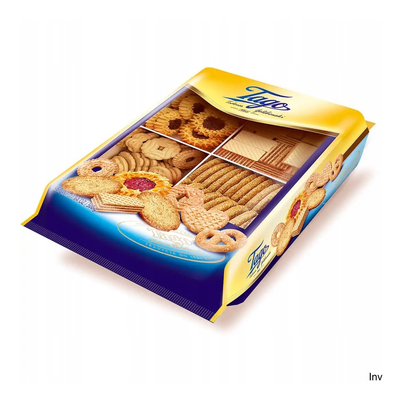Ciasteczkowy mix TAGO 500g - wafelki kakaowe, ciasteczka owsiane i maślane