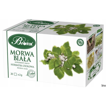 Herbata Lipton BIFIX Morwa Biała 20 torebek ziołowa