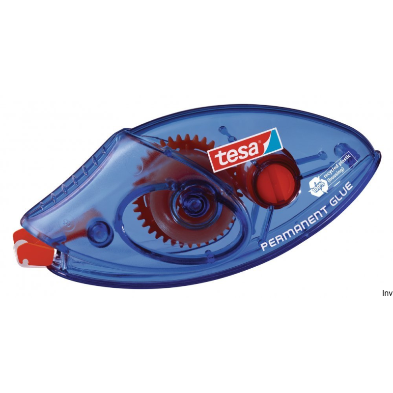 Klej w taśmie Tesa ecoLogo 8,5m x 8,4mm, do papieru i kartonu, z materiałów z recyklingu