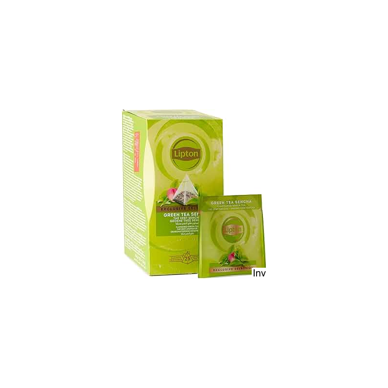 Herbata Lipton Piramid Zielona Sencha Exclusive Selection 25 kopert