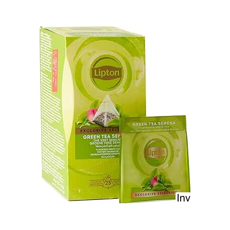 Herbata Lipton Piramid Zielona Sencha Exclusive Selection 25 kopert