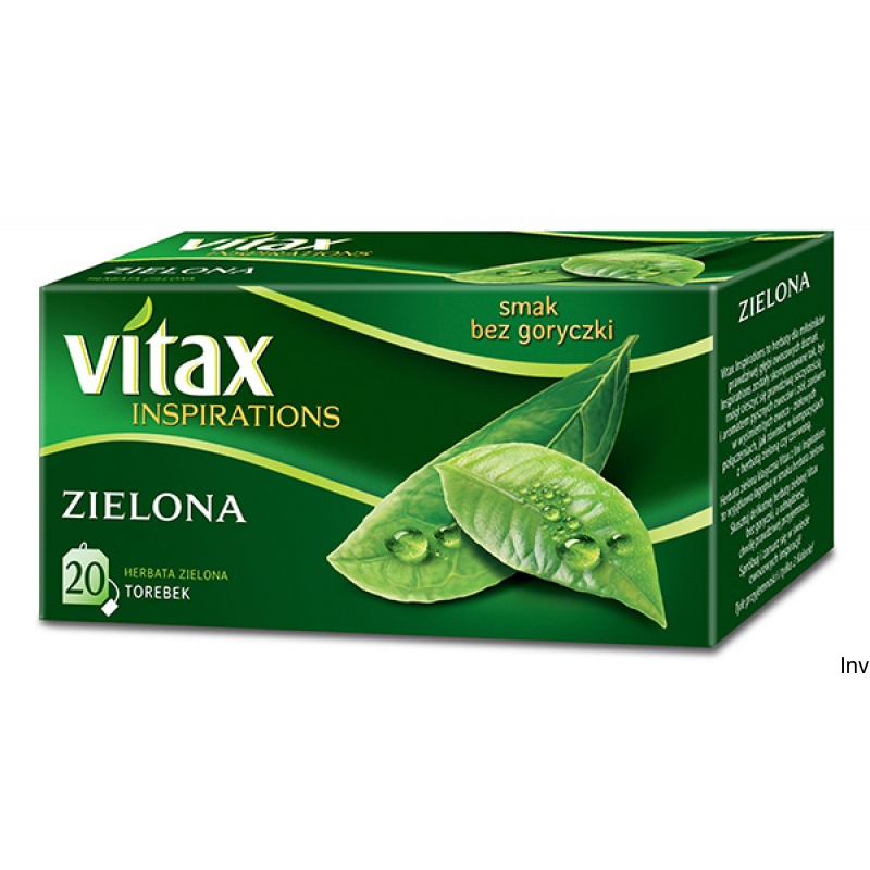 Vitax Herbata zielona Inspirations 20 saszetek 30g
