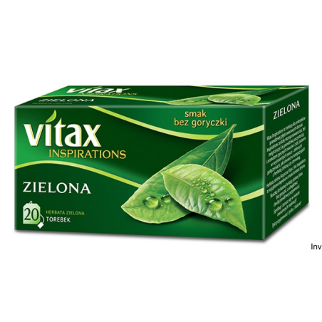 Vitax Herbata zielona Inspirations 20 saszetek 30g