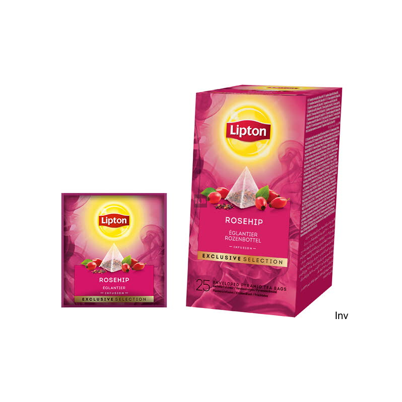 Herbata Lipton Piramid Dzika Róża Exclusive Selection 25 kopert
