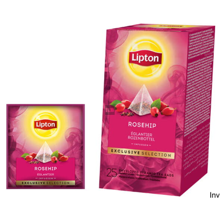 Herbata Lipton Piramid Dzika Róża Exclusive Selection 25 kopert