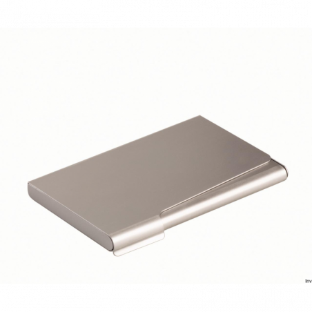 Wizytownik metalowy Durable srebrny 90x55 mm na 20 wizytówek