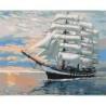 Malowanie po numerach BRUSHME, 40x50 cm, wiatr w żagle, 1 szt., w pudełku