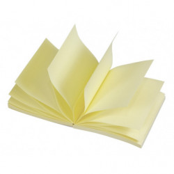 PAKIET Bloczek samoprzylepny DONAU, typu Z, 76x76mm, 1x100 kart., jasnożółte