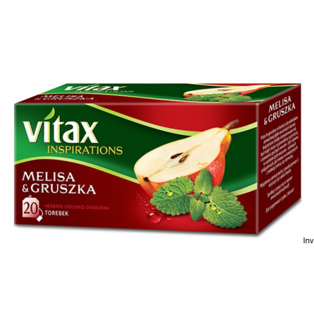 Vitax Herbata Melisa i Gruszka 20 saszetek 40g